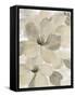 White On White Floral II Crop Neutral-Silvia Vassileva-Framed Stretched Canvas