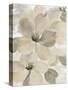 White On White Floral II Crop Neutral-Silvia Vassileva-Stretched Canvas