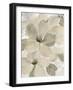 White On White Floral II Crop Neutral-Silvia Vassileva-Framed Art Print