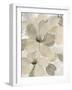 White On White Floral II Crop Neutral-Silvia Vassileva-Framed Art Print