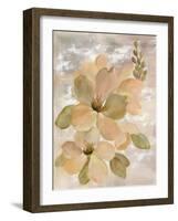 White on White Floral II-Silvia Vassileva-Framed Art Print