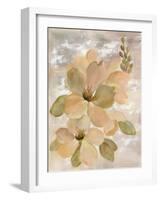 White on White Floral II-Silvia Vassileva-Framed Art Print