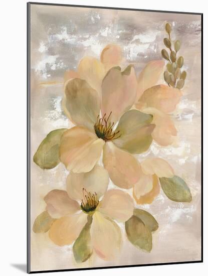 White on White Floral II-Silvia Vassileva-Mounted Art Print