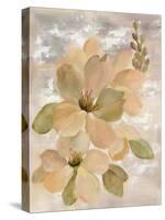 White on White Floral II-Silvia Vassileva-Stretched Canvas
