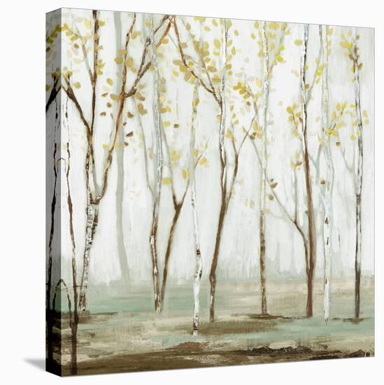 White on white landscape-Allison Pearce-Stretched Canvas