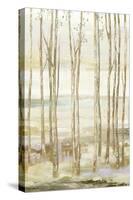 White on white trees-Allison Pearce-Stretched Canvas