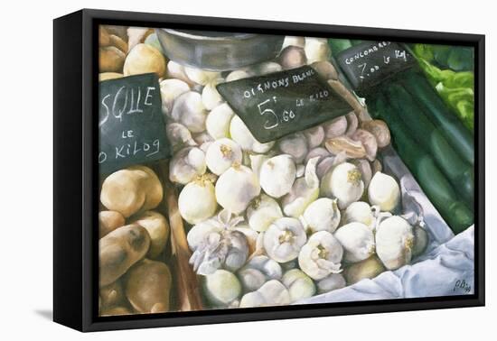 White Onions, 1999-Peter Breeden-Framed Stretched Canvas