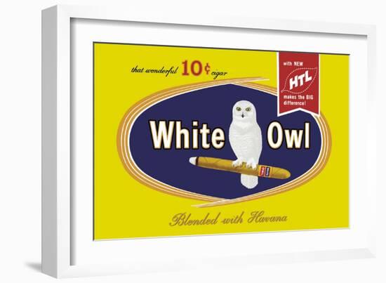 White Owl Cigars-null-Framed Art Print