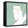 White Owl I-Jacob Green-Framed Stretched Canvas