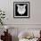 White Owl Mesh-Lisa Kroll-Framed Art Print displayed on a wall