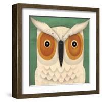 White Owl-Ryan Fowler-Framed Art Print