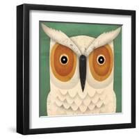 White Owl-Ryan Fowler-Framed Art Print