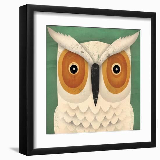 White Owl-Ryan Fowler-Framed Art Print