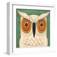 White Owl-Ryan Fowler-Framed Art Print