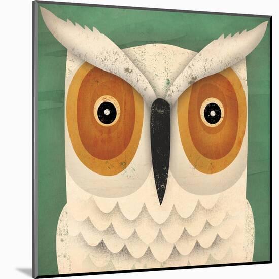 White Owl-Ryan Fowler-Mounted Art Print