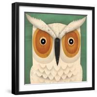 White Owl-Ryan Fowler-Framed Art Print