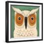 White Owl-Ryan Fowler-Framed Art Print