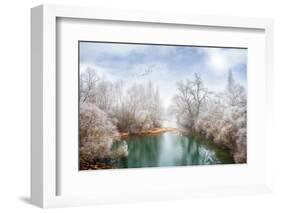 White Paradise-Philippe Sainte-Laudy-Framed Photographic Print