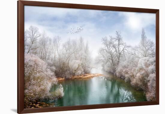 White Paradise-Philippe Sainte-Laudy-Framed Photographic Print