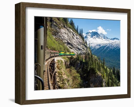 White Pass Train Alaska-Gary Rolband-Framed Photographic Print
