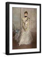 White Pastel, Portrait of Emiliana Concha De Ossa-Giovanni Boldini-Framed Giclee Print
