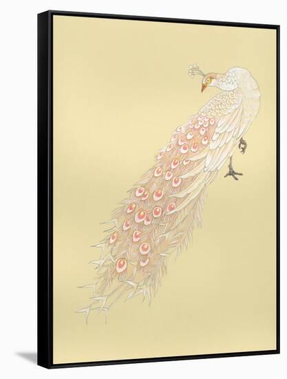 White Peacock-Haruyo Morita-Framed Stretched Canvas