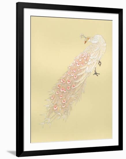 White Peacock-Haruyo Morita-Framed Art Print