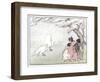 White Peacock-Helen Hyde-Framed Giclee Print