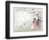 White Peacock-Helen Hyde-Framed Giclee Print