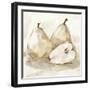 White Pear Study I-Ethan Harper-Framed Art Print