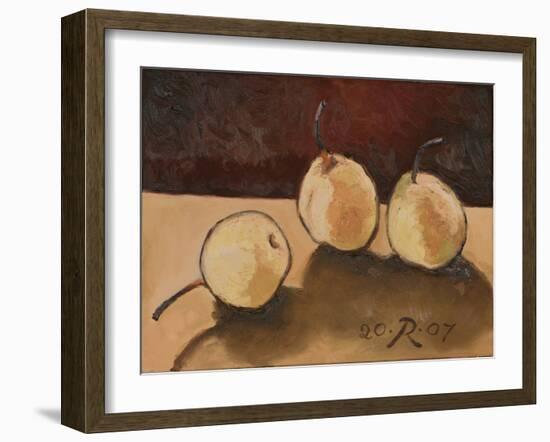 White Pears, 2007-Raimonda Kasparaviciene Jatkeviciute-Framed Giclee Print