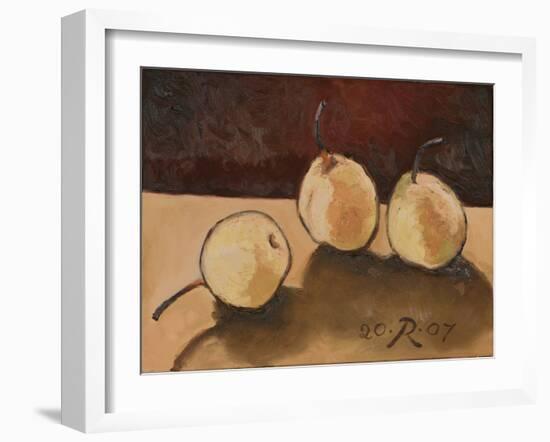 White Pears, 2007-Raimonda Kasparaviciene Jatkeviciute-Framed Giclee Print