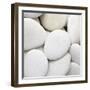 White Pebbles-null-Framed Premium Photographic Print