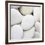 White Pebbles-null-Framed Photographic Print