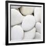 White Pebbles-null-Framed Photographic Print