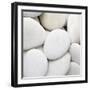 White Pebbles-null-Framed Photographic Print