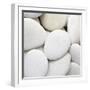 White Pebbles-null-Framed Photographic Print