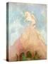 White Pegasus, circa 1908-Odilon Redon-Stretched Canvas