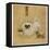 White Pekingese Dog and Puppies as Depicted in an Imperial Dog Book-null-Framed Stretched Canvas