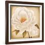 White Peonies I-Vivien Rhyan-Framed Art Print