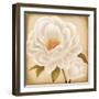 White Peonies I-Vivien Rhyan-Framed Art Print