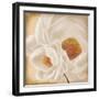 White Peonies II-Vivien Rhyan-Framed Art Print