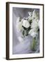 White Peonies in a Vase-Anna Miller-Framed Photographic Print