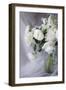 White Peonies in a Vase-Anna Miller-Framed Photographic Print