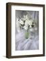 White Peonies in a Vase-Anna Miller-Framed Photographic Print