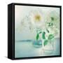 White Peonies-Sarah Gardner-Framed Stretched Canvas