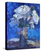 White Peonies-Beth A. Forst-Stretched Canvas