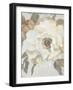 White Peony and Bloom-Lanie Loreth-Framed Art Print