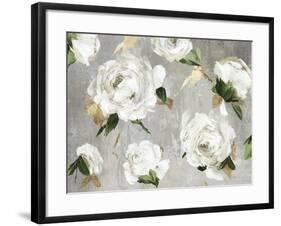 White Peony Garden-Asia Jensen-Framed Art Print