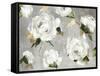 White Peony Garden-Asia Jensen-Framed Stretched Canvas